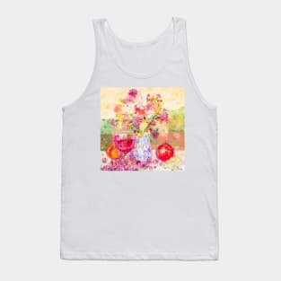 Rose Wine and Fruist. Delicate Taste of Sunny Valleys Tank Top